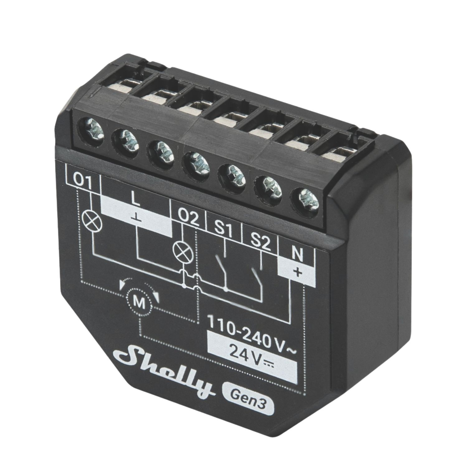 Shelly Plus 2PM-GEN3 2-Channel Smart Switch 16A (312EU)