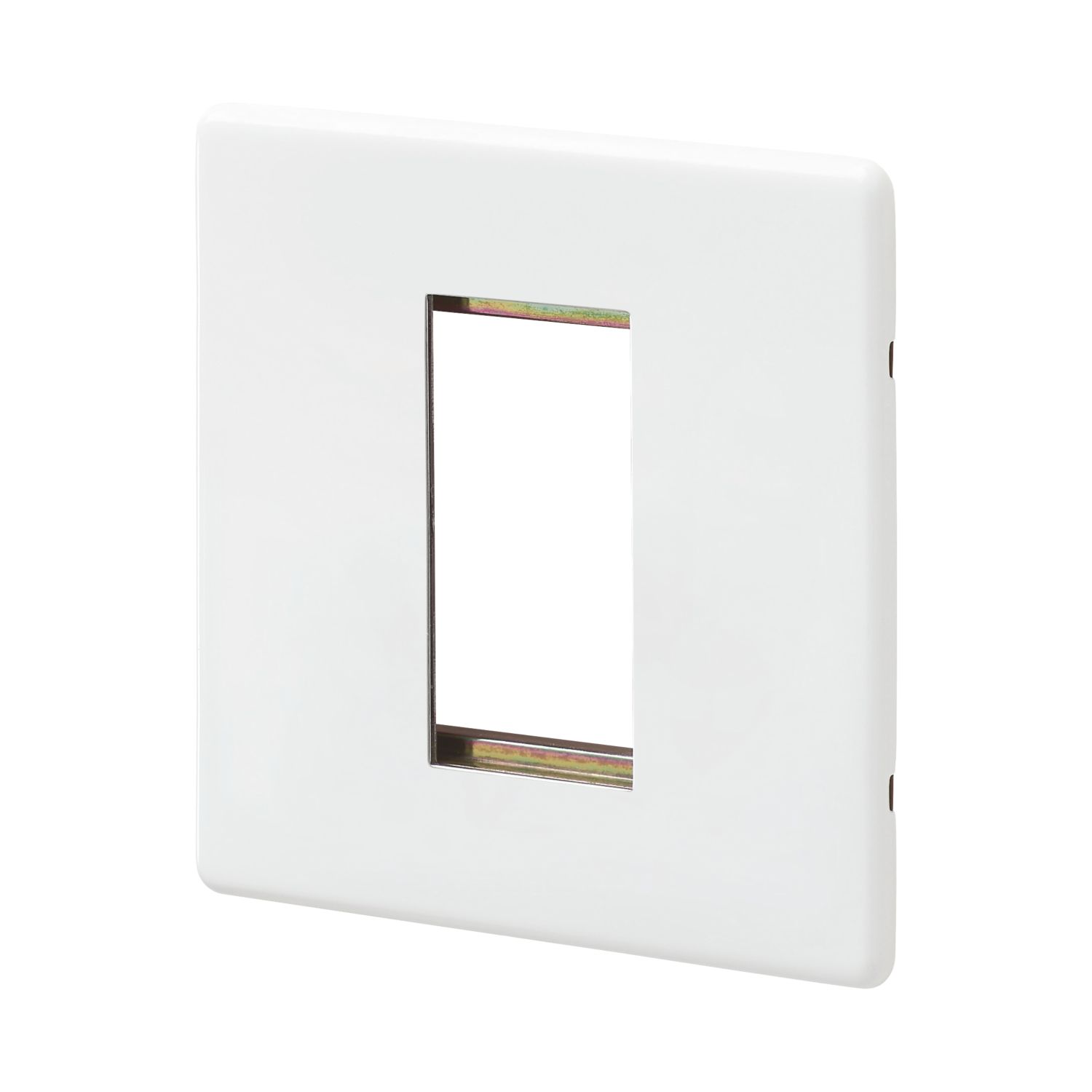 MK Aspect 1-Module Modular Light Switch Surround White (312FF)