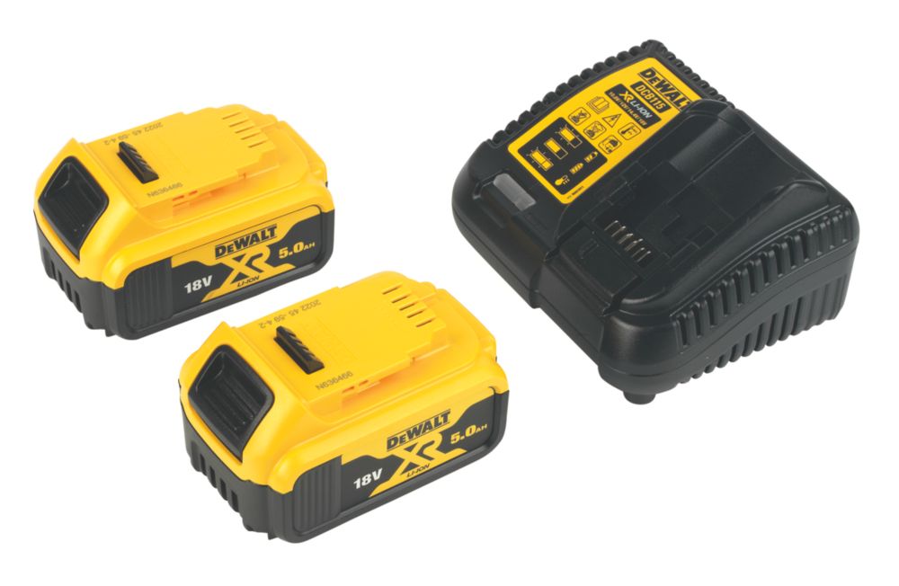 DeWalt 18V T-STAK 5.0Ah Battery Starter Kit 1 x 5.0Ah