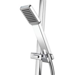 Aqualisa Sierra Safe Touch Rear-Fed Exposed Chrome Thermostatic Mixer Shower