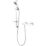 Aqualisa Sierra Safe Touch Rear-Fed Exposed Chrome Thermostatic Mixer Shower