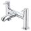 Ideal Standard Ceraline Chrome 180mm Deck Mounted Lever 2 Tap Holes Bath Mixer Tap