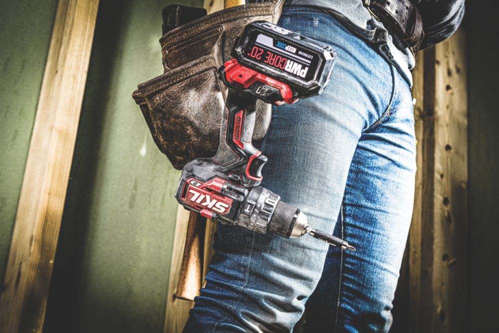 Skil CD1E3085CA 20V Li Ion PWRCORE 20 Brushless Cordless Hammer Drill Bare Screwfix