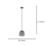Eglo Floresta Pendant Light Black