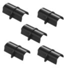 D-Line  Trunking Connectors 30mm x 15mm 5 Pack