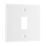 British General Nexus 800 Grid 1-Module Grid Faceplate White