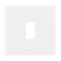 British General Nexus 800 Grid 1-Module Grid Faceplate White
