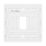 British General Nexus 800 Grid 1-Module Grid Faceplate White
