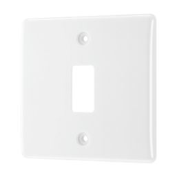 British General Nexus 800 Grid 1-Module Grid Faceplate White