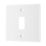 British General Nexus 800 Grid 1-Module Grid Faceplate White