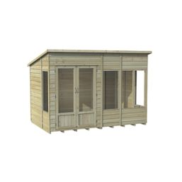 Forest Oakley 9' 6" x 6' (Nominal) Pent Timber Summerhouse