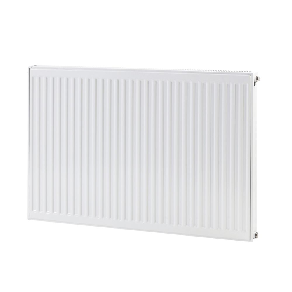 Flomasta  Type 21 Double-Panel Plus Single Convector Radiator 700mm x 900mm White 4669BTU