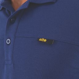 Site Barnat Polo Shirt Navy Medium 54" Chest