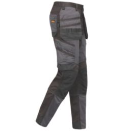 Site Bolden Stretch Holster Pocket Trousers Grey / Black 36" W 32" L