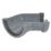 FloPlast MiniFlo uPVC 135° Half Round Gutter Angle Anthracite Grey 76mm