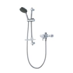 Triton Asana Rear-Fed Exposed Chrome Thermostatic Mixer Shower