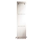 Ximax Erupto Square 1800mm x 435mm 4649BTU White Vertical Designer Radiator