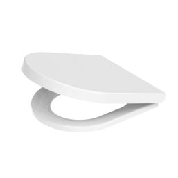 Brixton Soft-Close Wrapover Toilet Seat Thermoset Plastic White