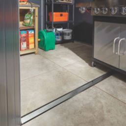 Rowlinson Airevale 7' 6" x 6' (Nominal) Apex Plastic Storage Shed Dark Grey