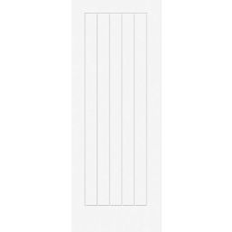 Green & Taylor  Satin Painted White Wooden Cottage Internal Fully-Finished Door 2040mm x 726mm
