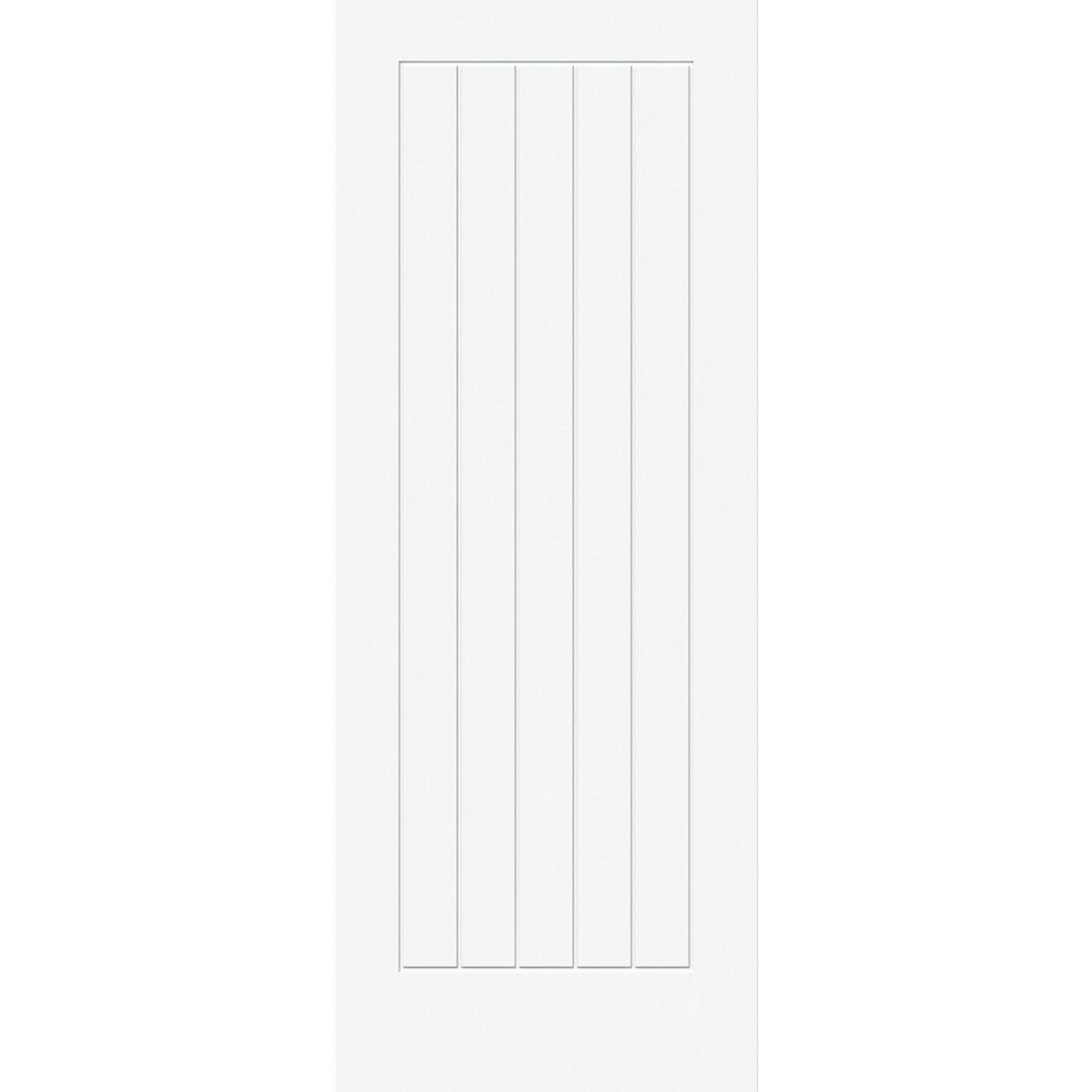 Green & Taylor Satin Painted White Wooden Cottage Internal Fully-Finished Door 2040mm x 726mm (313CT)