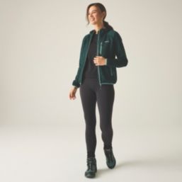 Regatta Newhill Full Zip Womens Hooded Fleece Mediterranea Size 16