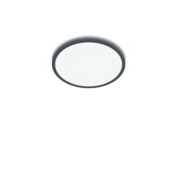 Philips SuperSlim LED Ceiling Light IP44 Black 18W 1500lm