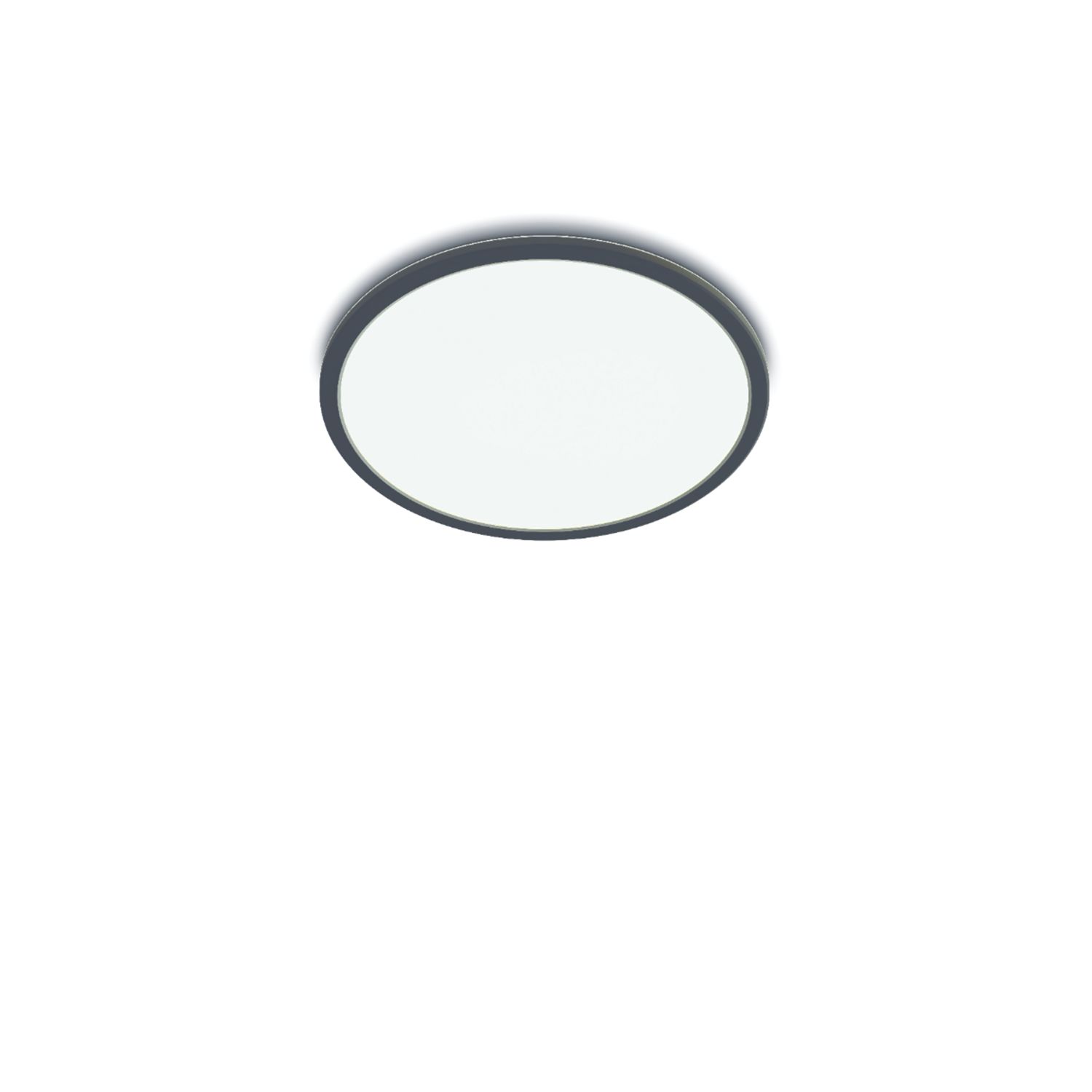 Philips SuperSlim LED Ceiling Light IP44 Black 18W 1500lm (313JC)