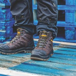 DeWalt Hadley   Safety Boots Brown Size 10