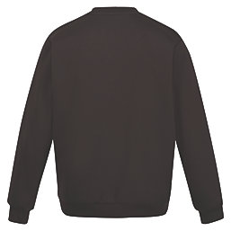 Regatta Pro Crew Neck Sweatshirt Black Large 43" Chest