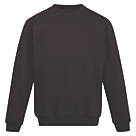 Regatta Pro Crew Neck Sweatshirt Black Large 43" Chest