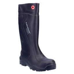 Dunlop Purofort+   Safety Wellies Black Size 6.5