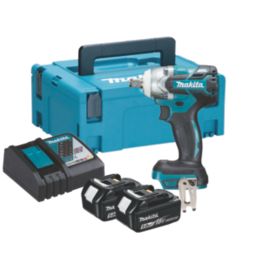 Makita DTW300RTJ 18V 2 x 5.0Ah Li-Ion LXT Brushless Cordless Impact Wrench