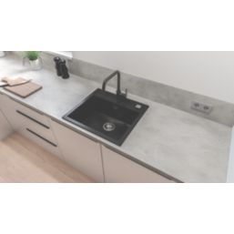 Grohe QuickFix Start  U-Spout Kitchen Tap Matt Black