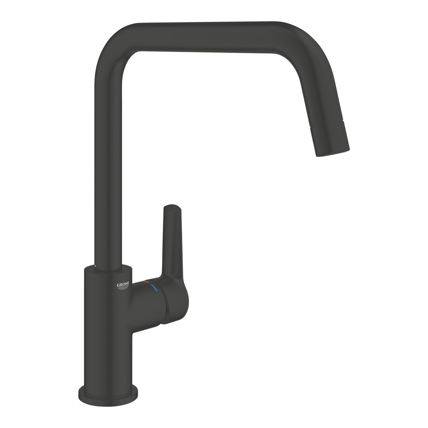 Grohe QuickFix Start U-Spout Kitchen Tap Matt Black (313KN)