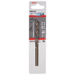 Bosch Twist Cobalt Straight Shank Metal Drill Bit 7mm x 109mm