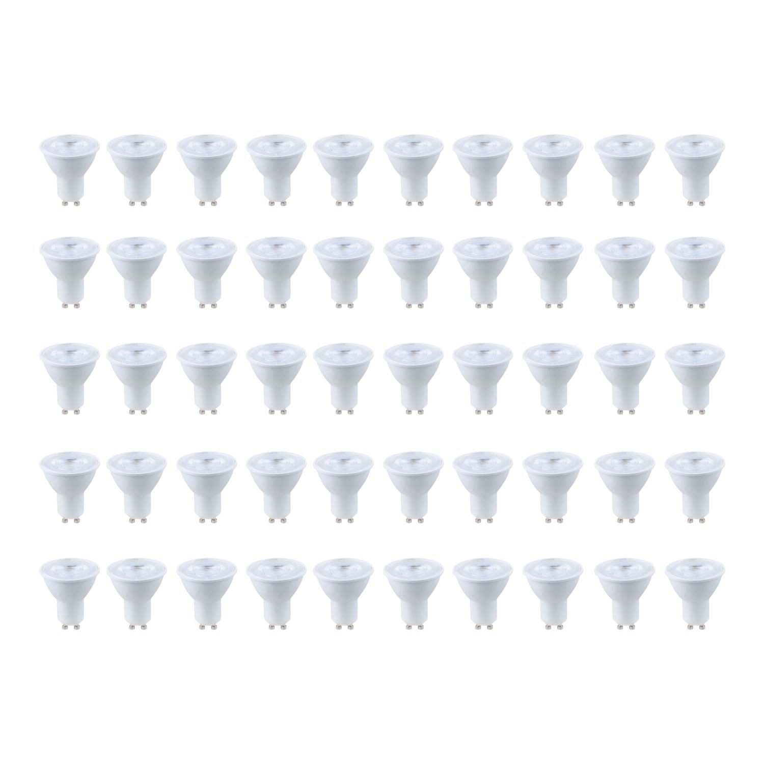 Essentials GU10 LED Light Bulb 345lm 50W 50 Pack (313YY)