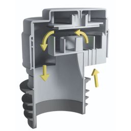 McAlpine  Push-Fit Air Admittance Valve Grey 75/110mm