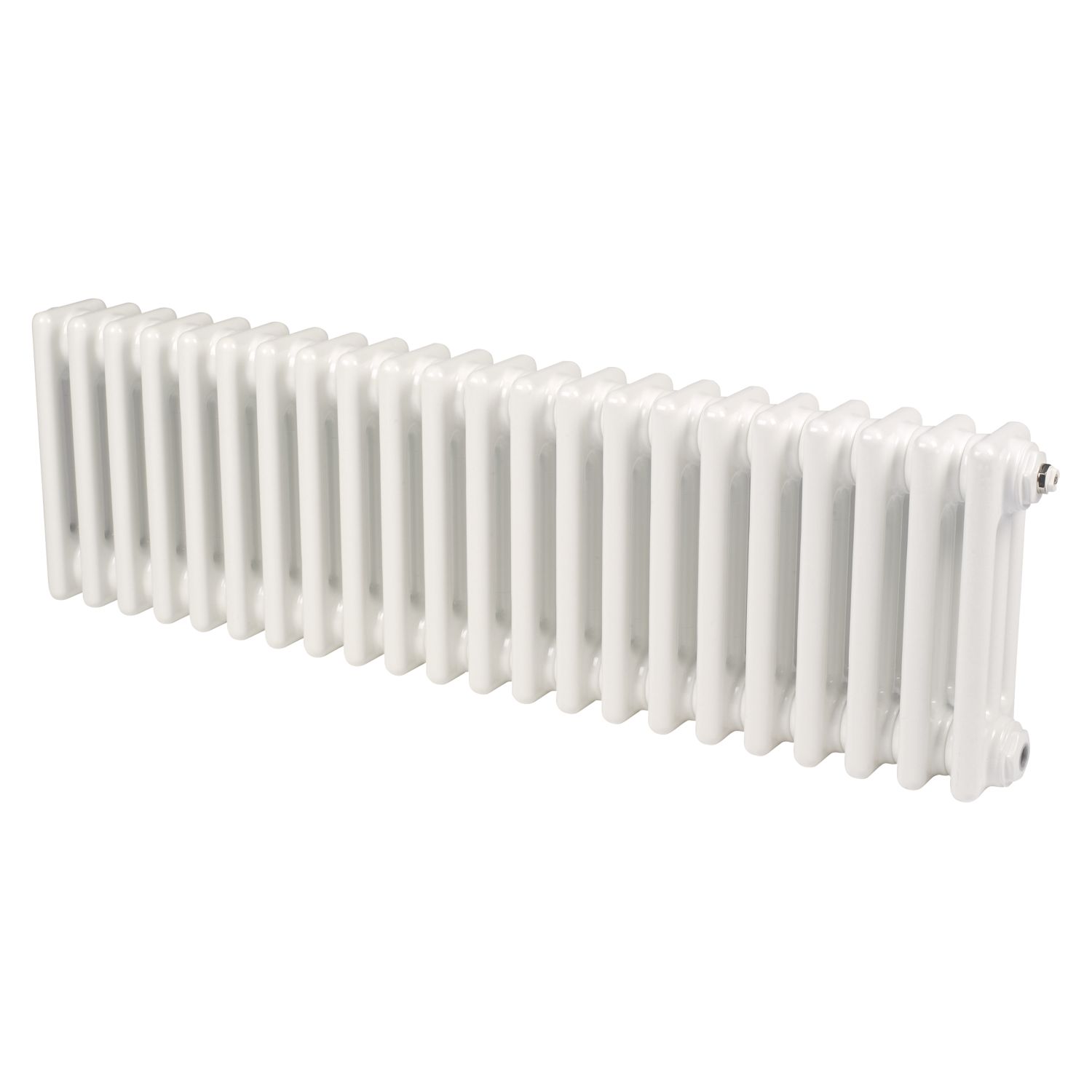 Acova 300mm x 1042mm 2404BTU White Horizontal 3 Column Radiator (31496)