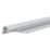 Fibo Profile J Shape End Aluminium 2400mm x 10mm