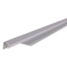 Fibo Profile J Shape End Aluminium 2400mm x 10mm