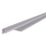 Fibo Profile J Shape End Aluminium 2400mm x 10mm