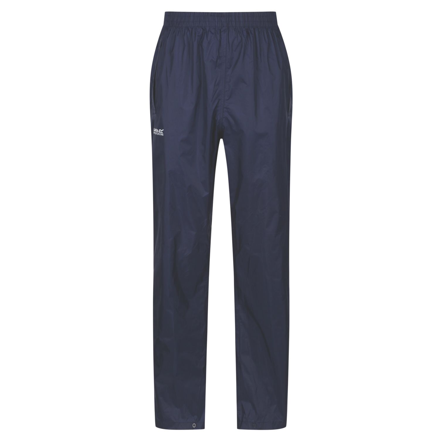 Regatta Pack It Waterproof Overtrousers Navy Small 25" W 31" L (314AT)