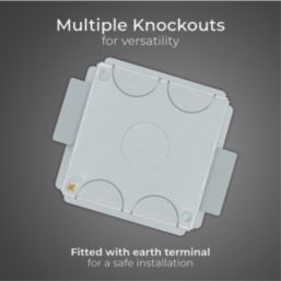 British General  Fire Rated 1-Gang Dry Lining  Box 35mm