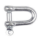 Diall M8 D-Shackles Zinc-Plated 10 Pack