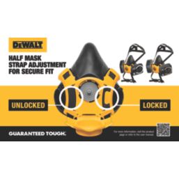 DEWALT  Large Half Mask Respirator with Filters P3