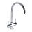 Streame by Abode Contemporary 2-Way Deck-Mounted Water Filter Tap Chrome