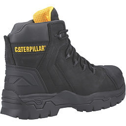 CAT Everett S3 WP Metal Free   Safety Boots Black Size 10