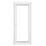 Crystal  Fully Glazed 1-Clear Light Right-Handed White uPVC Back Door 2090mm x 890mm