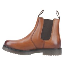 Amblers Wells O1 FO SR Size 8  Tan  Occupational Work Dealer Boots